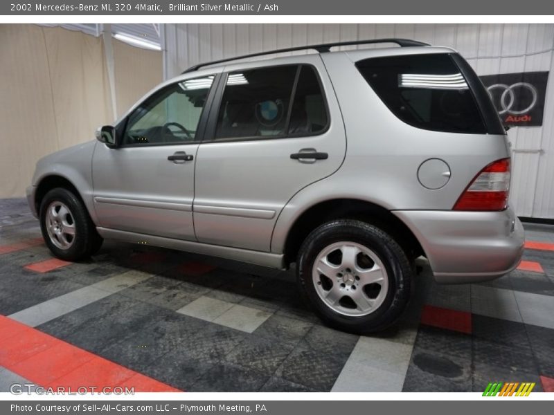 Brilliant Silver Metallic / Ash 2002 Mercedes-Benz ML 320 4Matic