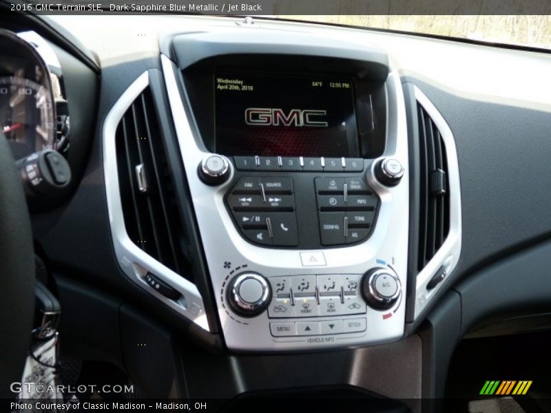 Dark Sapphire Blue Metallic / Jet Black 2016 GMC Terrain SLE