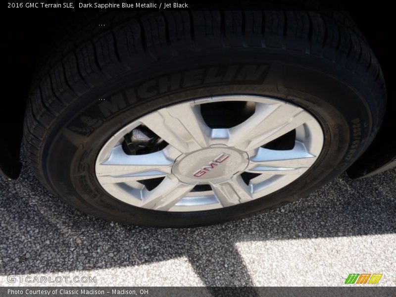 Dark Sapphire Blue Metallic / Jet Black 2016 GMC Terrain SLE