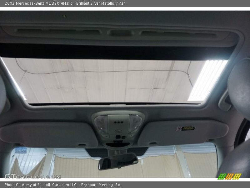 Brilliant Silver Metallic / Ash 2002 Mercedes-Benz ML 320 4Matic