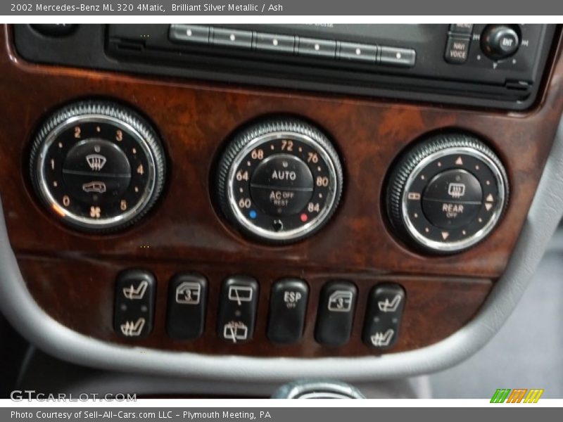 Brilliant Silver Metallic / Ash 2002 Mercedes-Benz ML 320 4Matic