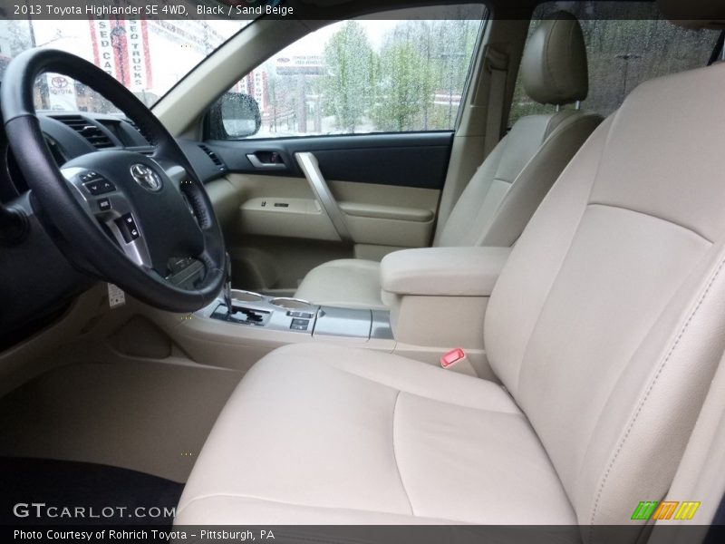 Black / Sand Beige 2013 Toyota Highlander SE 4WD