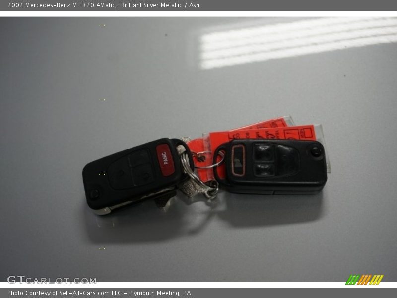 Brilliant Silver Metallic / Ash 2002 Mercedes-Benz ML 320 4Matic