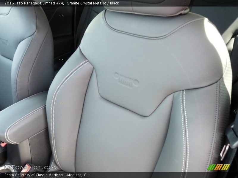 Granite Crystal Metallic / Black 2016 Jeep Renegade Limited 4x4