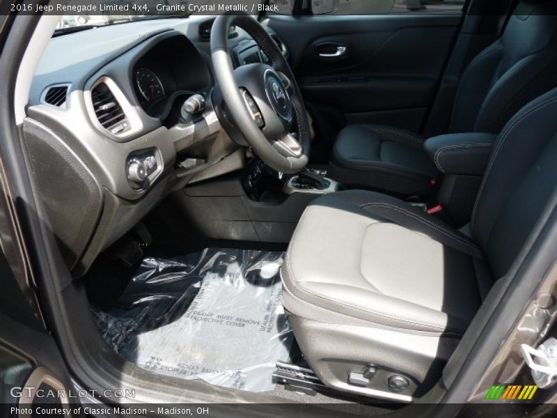 Granite Crystal Metallic / Black 2016 Jeep Renegade Limited 4x4