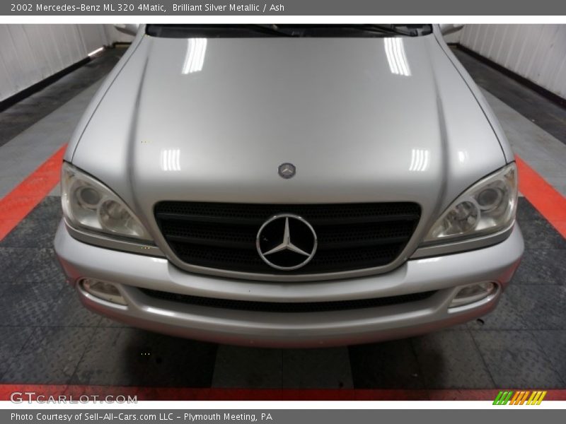 Brilliant Silver Metallic / Ash 2002 Mercedes-Benz ML 320 4Matic
