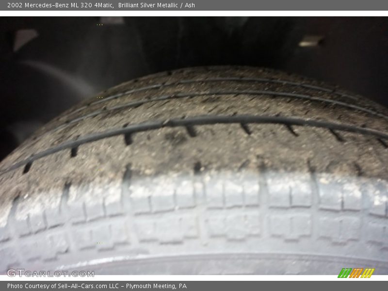 Brilliant Silver Metallic / Ash 2002 Mercedes-Benz ML 320 4Matic