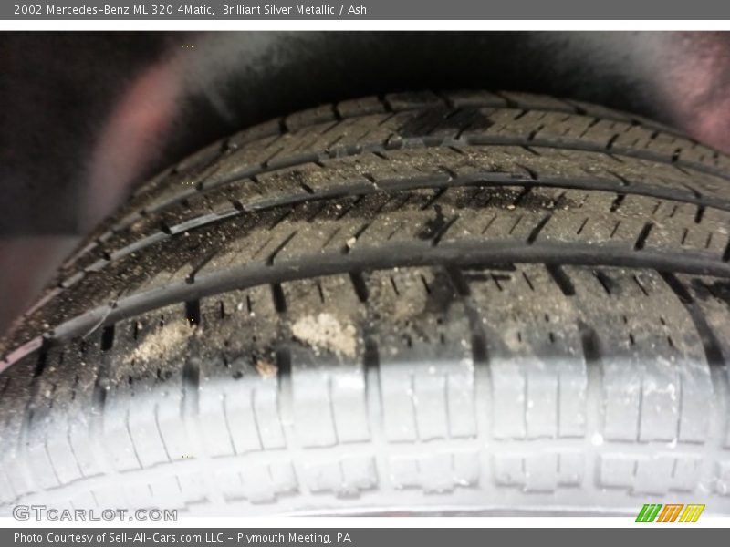 Brilliant Silver Metallic / Ash 2002 Mercedes-Benz ML 320 4Matic