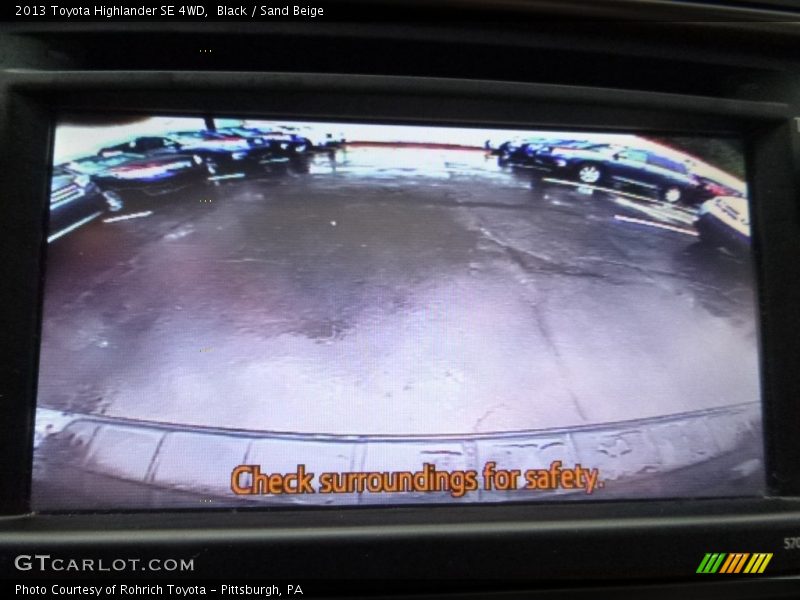 Black / Sand Beige 2013 Toyota Highlander SE 4WD