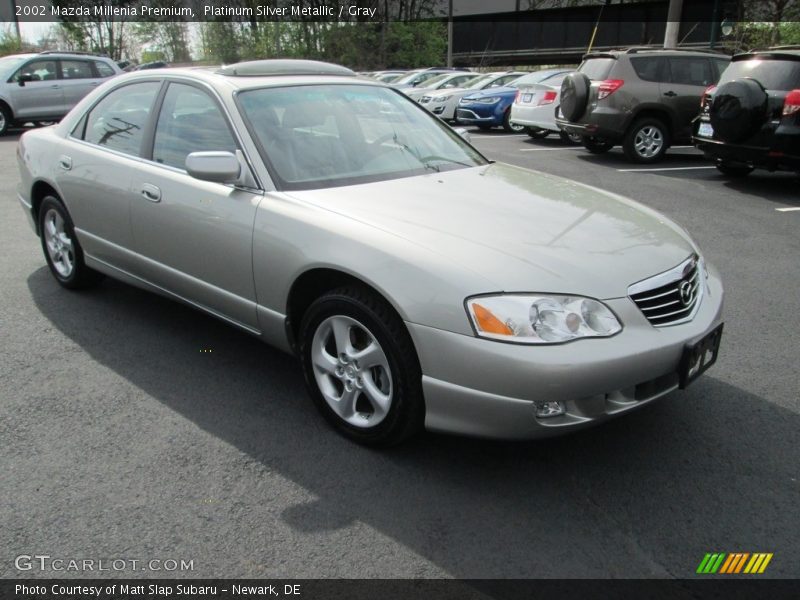 Platinum Silver Metallic / Gray 2002 Mazda Millenia Premium