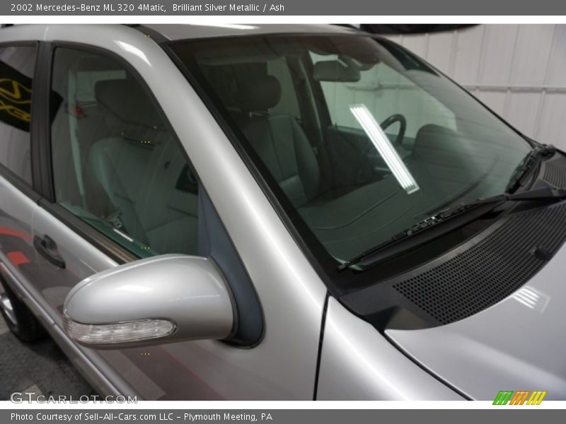 Brilliant Silver Metallic / Ash 2002 Mercedes-Benz ML 320 4Matic