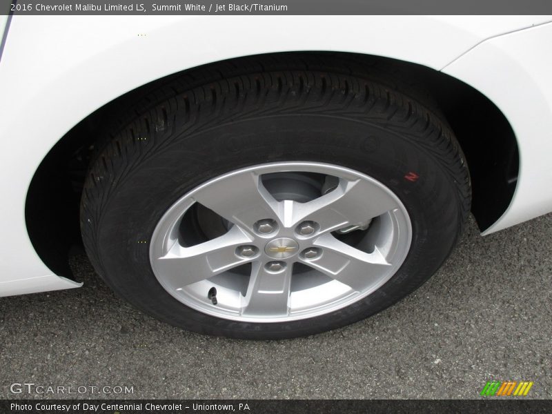 Summit White / Jet Black/Titanium 2016 Chevrolet Malibu Limited LS