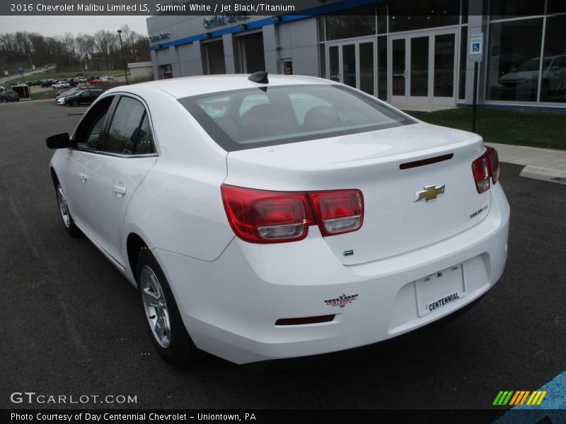 Summit White / Jet Black/Titanium 2016 Chevrolet Malibu Limited LS