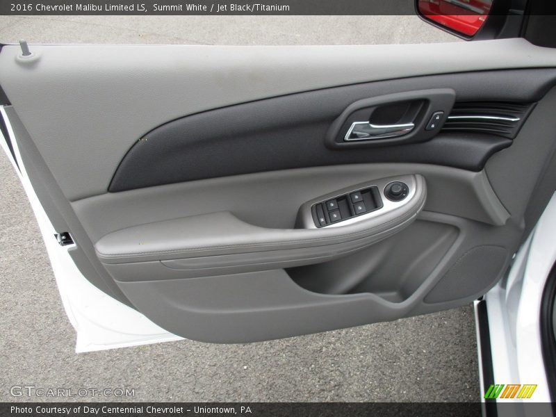 Summit White / Jet Black/Titanium 2016 Chevrolet Malibu Limited LS