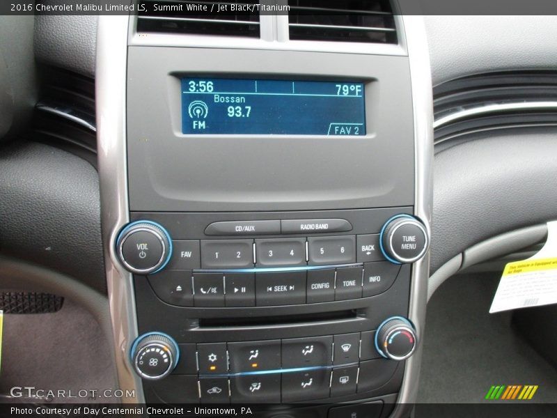 Summit White / Jet Black/Titanium 2016 Chevrolet Malibu Limited LS
