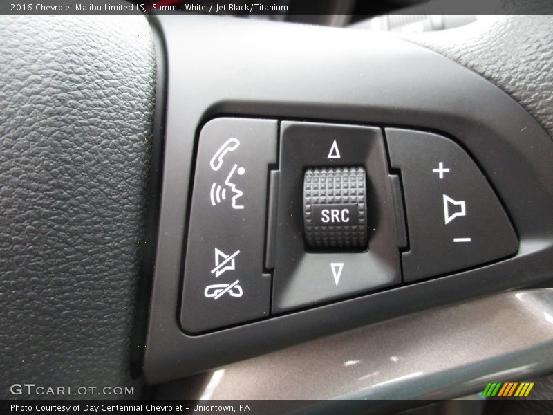 Summit White / Jet Black/Titanium 2016 Chevrolet Malibu Limited LS