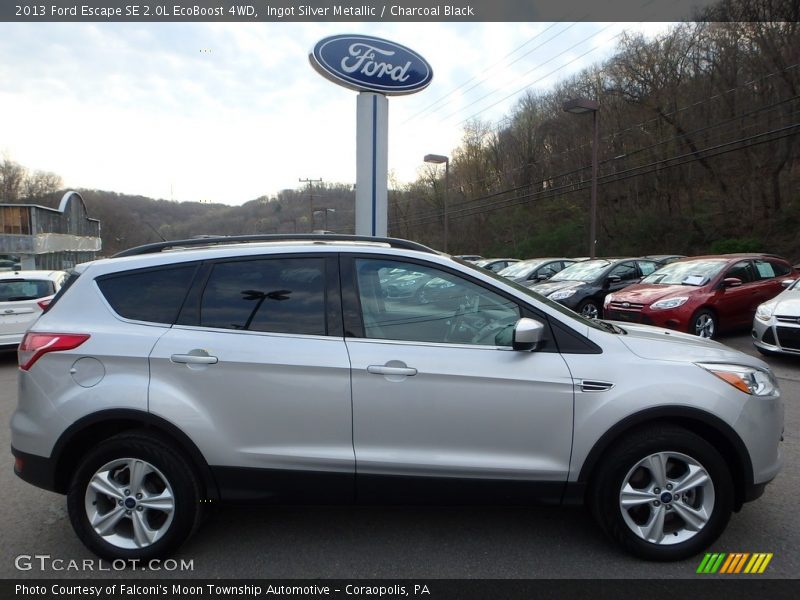Ingot Silver Metallic / Charcoal Black 2013 Ford Escape SE 2.0L EcoBoost 4WD