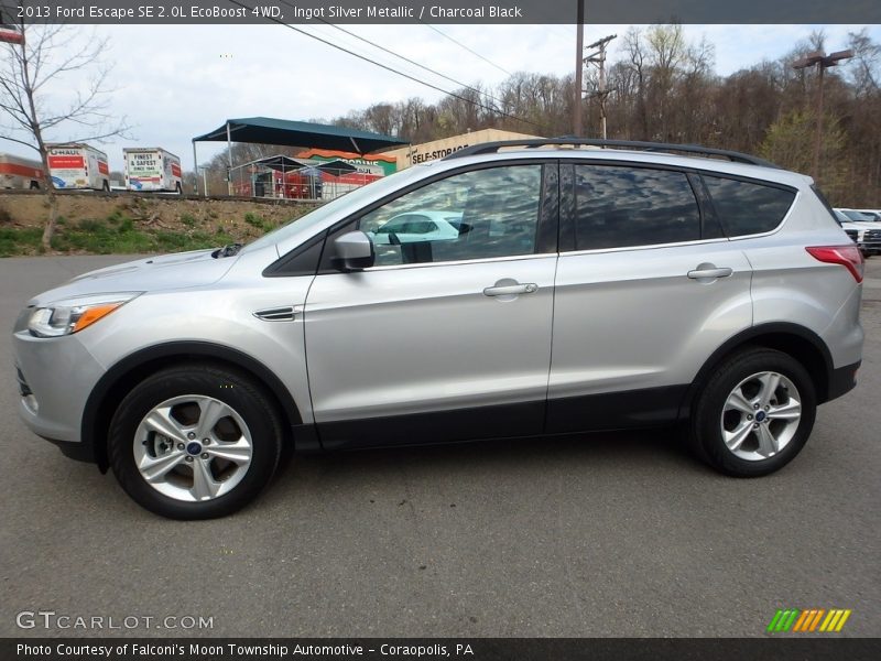 Ingot Silver Metallic / Charcoal Black 2013 Ford Escape SE 2.0L EcoBoost 4WD