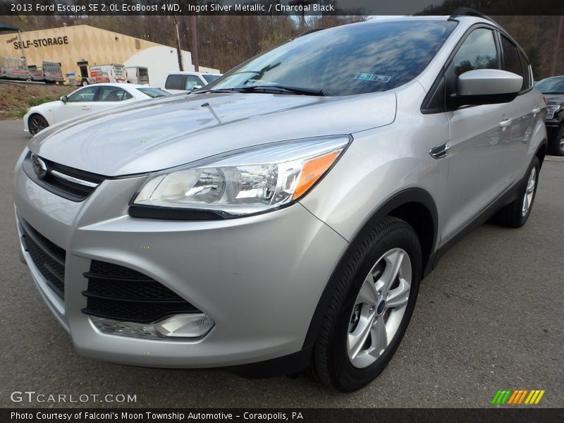 Ingot Silver Metallic / Charcoal Black 2013 Ford Escape SE 2.0L EcoBoost 4WD