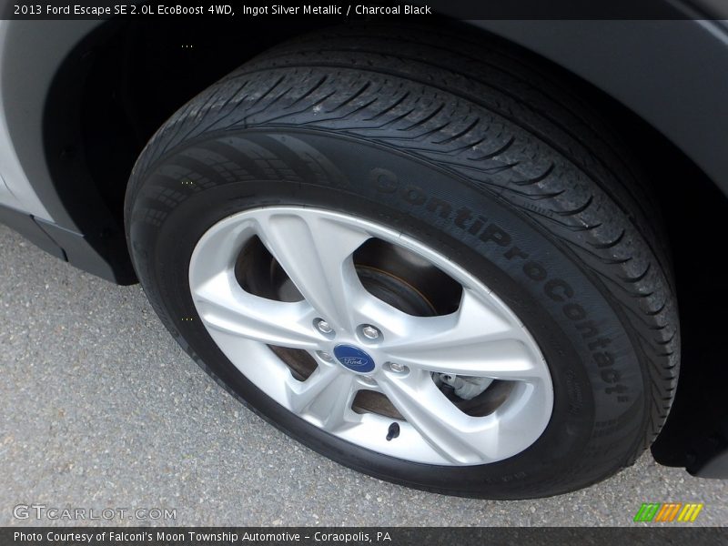 Ingot Silver Metallic / Charcoal Black 2013 Ford Escape SE 2.0L EcoBoost 4WD