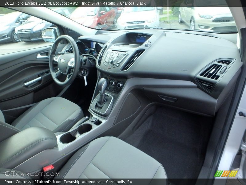 Ingot Silver Metallic / Charcoal Black 2013 Ford Escape SE 2.0L EcoBoost 4WD