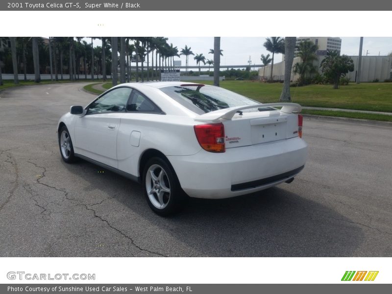Super White / Black 2001 Toyota Celica GT-S