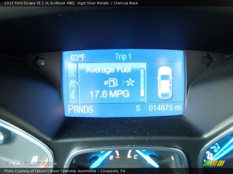 Ingot Silver Metallic / Charcoal Black 2013 Ford Escape SE 2.0L EcoBoost 4WD
