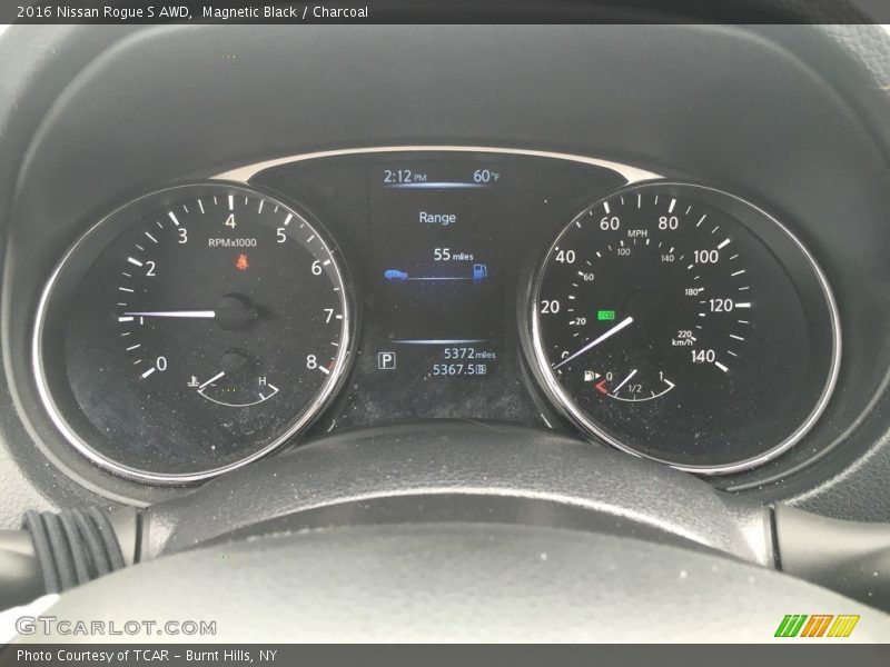 Magnetic Black / Charcoal 2016 Nissan Rogue S AWD