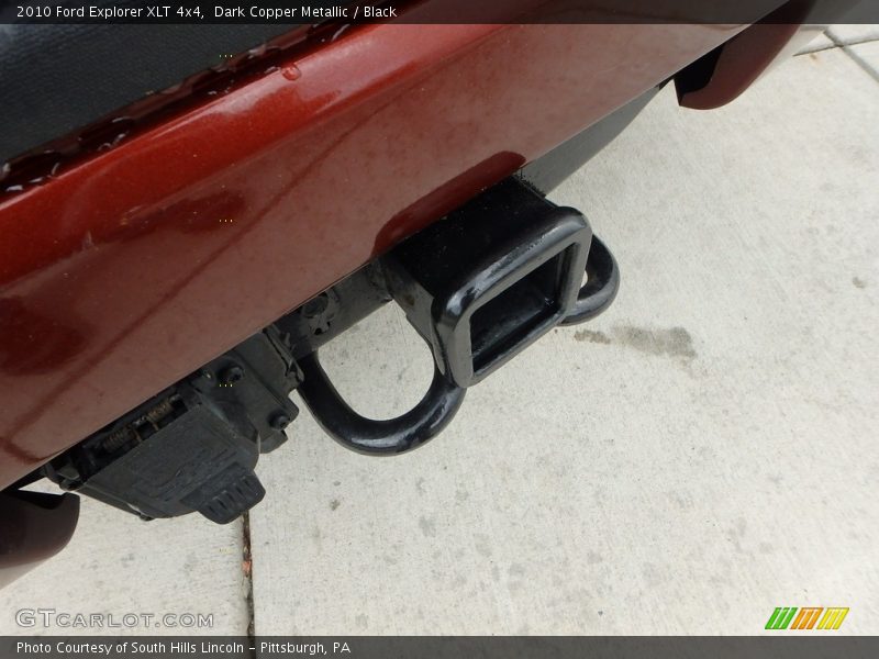 Dark Copper Metallic / Black 2010 Ford Explorer XLT 4x4