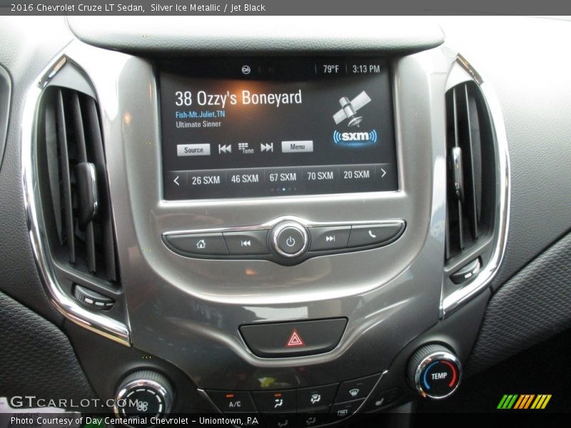 Silver Ice Metallic / Jet Black 2016 Chevrolet Cruze LT Sedan