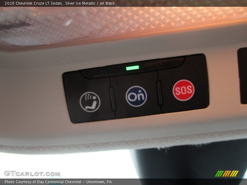 Silver Ice Metallic / Jet Black 2016 Chevrolet Cruze LT Sedan