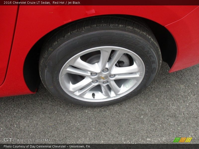 Red Hot / Jet Black 2016 Chevrolet Cruze LT Sedan