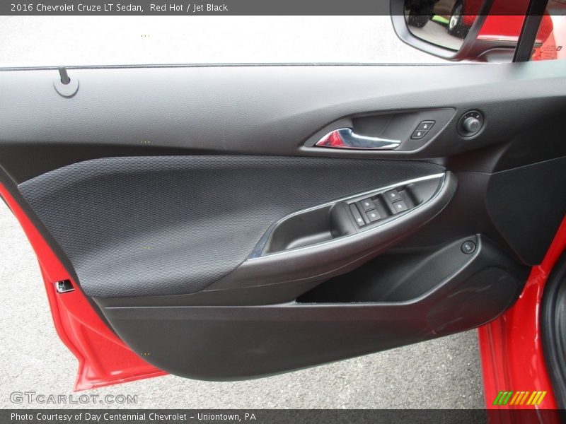 Red Hot / Jet Black 2016 Chevrolet Cruze LT Sedan