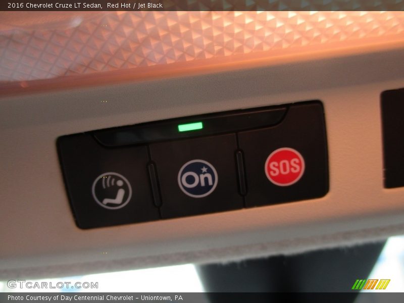 Red Hot / Jet Black 2016 Chevrolet Cruze LT Sedan
