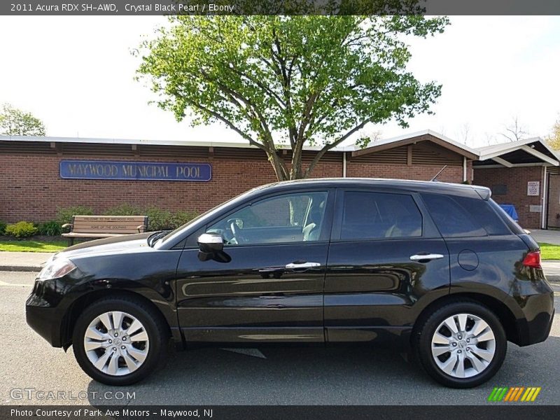 Crystal Black Pearl / Ebony 2011 Acura RDX SH-AWD