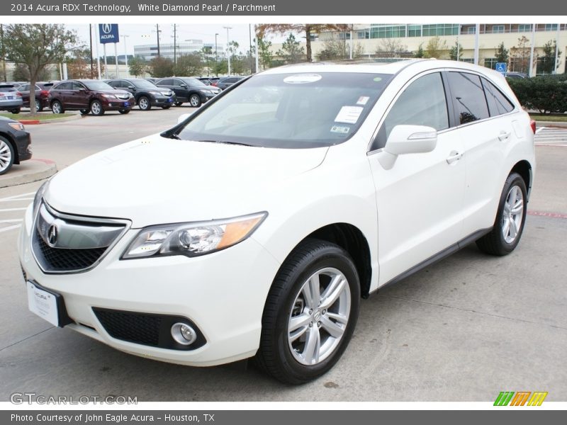 White Diamond Pearl / Parchment 2014 Acura RDX Technology