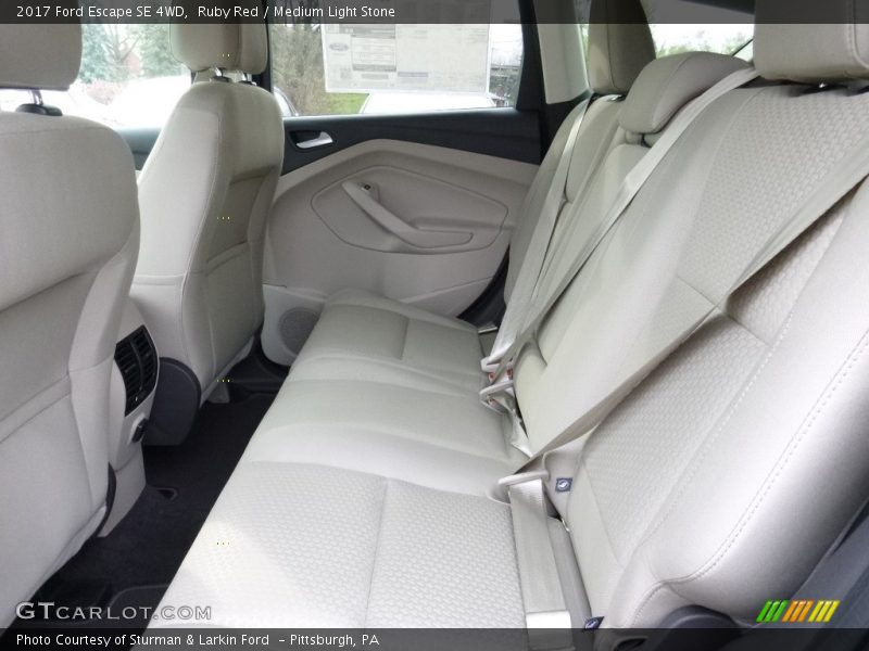 Rear Seat of 2017 Escape SE 4WD