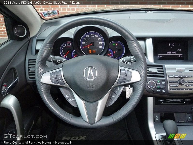 Crystal Black Pearl / Ebony 2011 Acura RDX SH-AWD