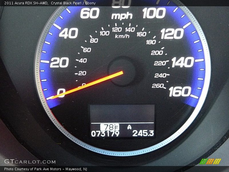 Crystal Black Pearl / Ebony 2011 Acura RDX SH-AWD