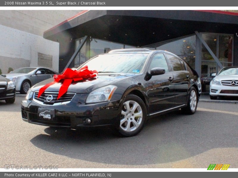 Super Black / Charcoal Black 2008 Nissan Maxima 3.5 SL