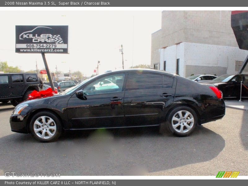 Super Black / Charcoal Black 2008 Nissan Maxima 3.5 SL