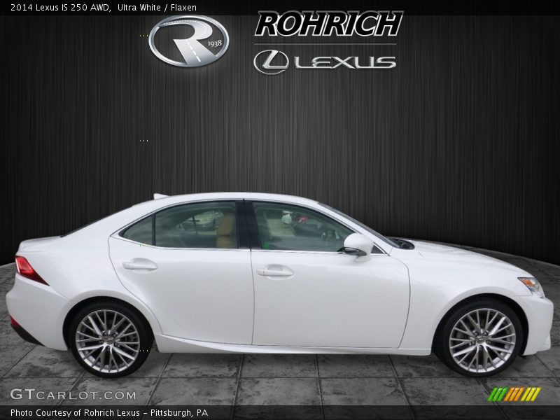 Ultra White / Flaxen 2014 Lexus IS 250 AWD