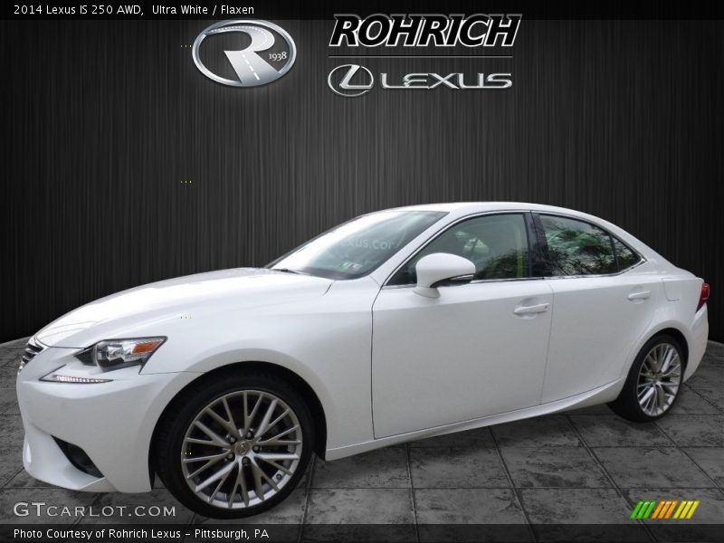 Ultra White / Flaxen 2014 Lexus IS 250 AWD