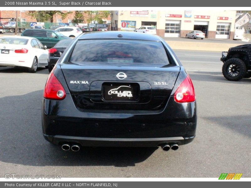 Super Black / Charcoal Black 2008 Nissan Maxima 3.5 SL
