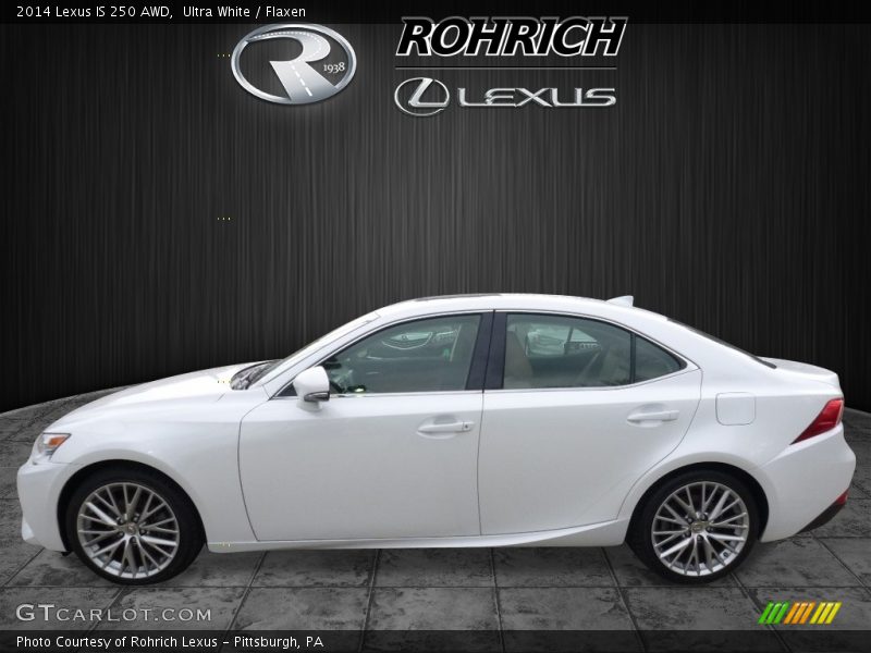 Ultra White / Flaxen 2014 Lexus IS 250 AWD