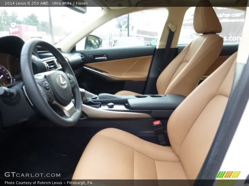 Ultra White / Flaxen 2014 Lexus IS 250 AWD