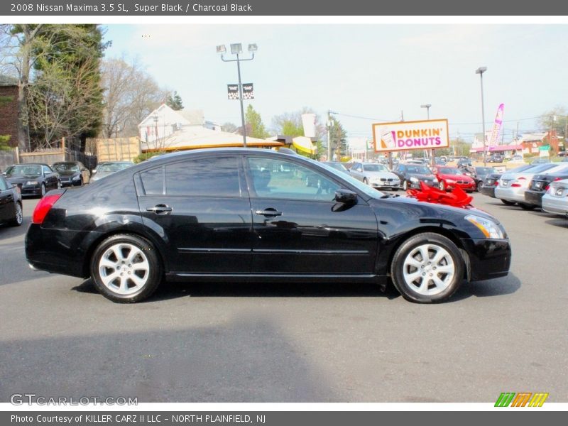 Super Black / Charcoal Black 2008 Nissan Maxima 3.5 SL