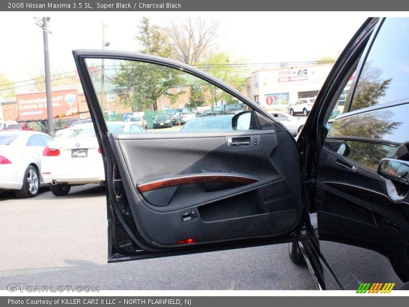 Super Black / Charcoal Black 2008 Nissan Maxima 3.5 SL