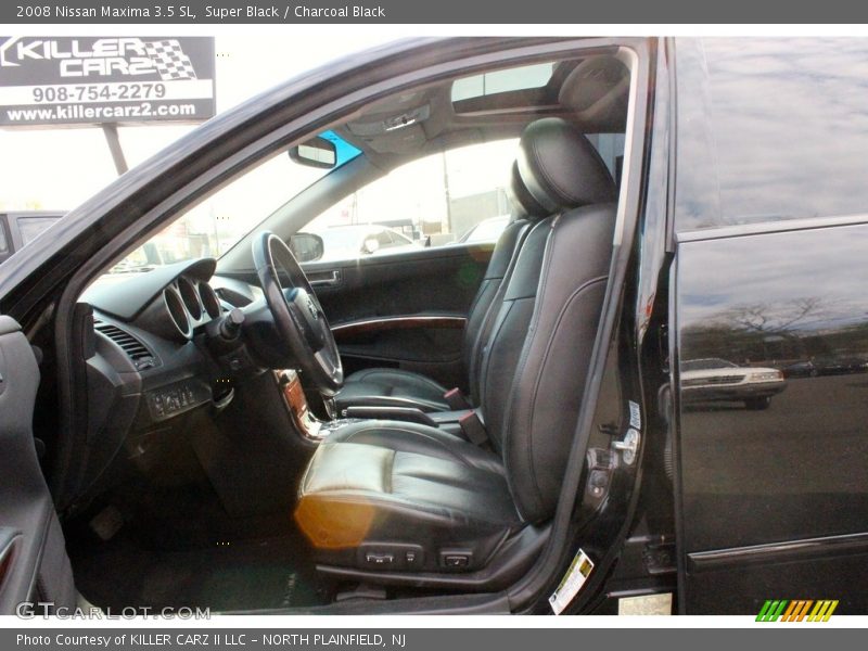 Super Black / Charcoal Black 2008 Nissan Maxima 3.5 SL