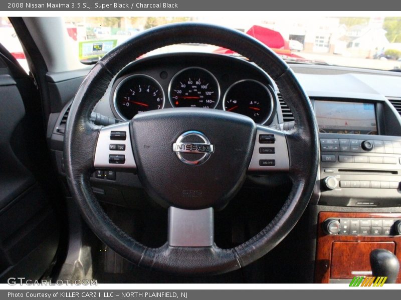 Super Black / Charcoal Black 2008 Nissan Maxima 3.5 SL